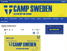 Tablet Screenshot of campsweden.se